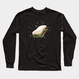 sandwich cartoon Long Sleeve T-Shirt